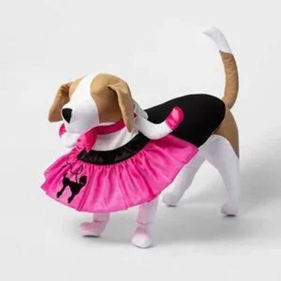 NEW! Frontal Poodle Skirt Dancer Dog Pet Wear Party Special Occasion Size Medium - Picture 2 of 10